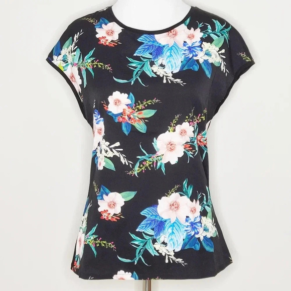 Ted Baker Sammer Jamboree Floral Front Top 0 - Picture 1 of 6